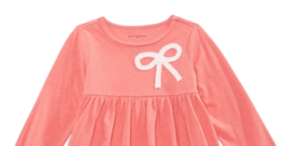 First Impressions Baby Girl's Bow Tunic Orange Size 3-6MOS