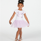 Epic Threads Little Girl's Butterfly Mesh Dress White Size 5