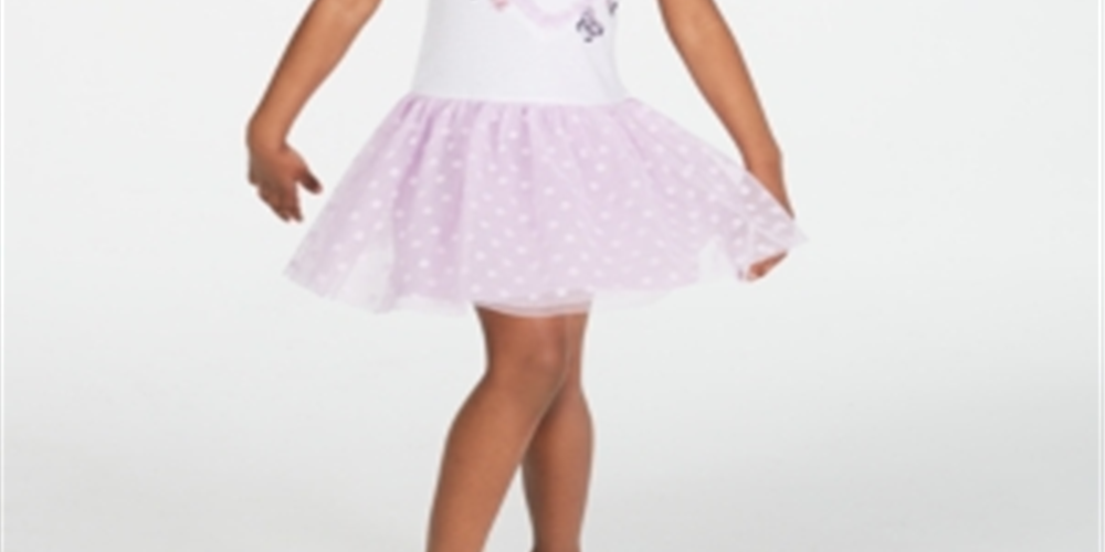 Epic Threads Little Girl's Butterfly Mesh Dress White Size 5