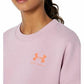 Under Armour Women's Rival Fitness Running Sweatshirt Orchid Size Small