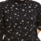 Karen Scott Women's Snowy Glory Mock Neck Top Black Size X-Small