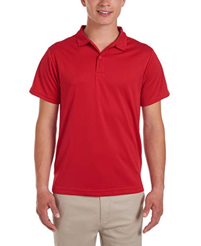 Nautica Big Boy's Short Sleeve Performance Polo Shirt Red Size L (38-39)