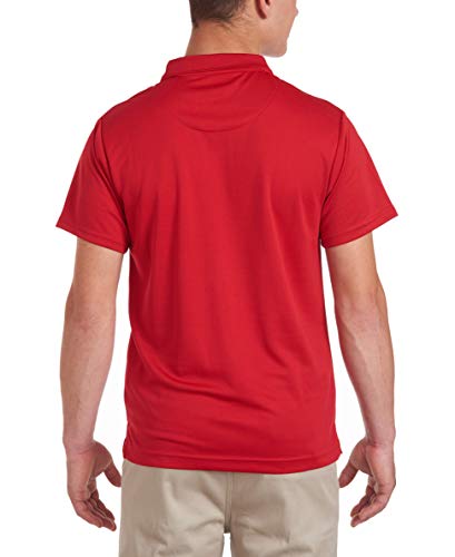 Nautica Big Boy's Short Sleeve Performance Polo Shirt Red Size L (38-39)