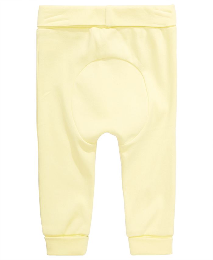 First Impressions Baby Boys or Girl's Circle Cotton Yoga Pants Yellow Size 0-3 Months