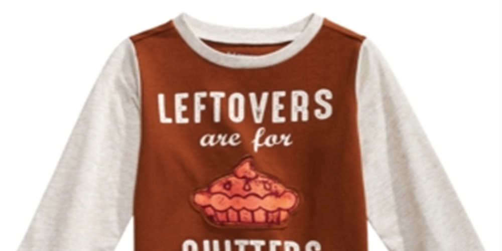 First Impressions Baby Boy's Colorblocked Leftovers T-Shirt Brown Size 0-3M