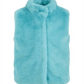 Epic Threads Big Girls Solid Faux-Fur Vest  Blue Size SML