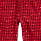 First Impressions Toddler Girl's Cotton Glitter Print Check Leggings Red Size 4T