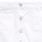 Epic Threads Big Girl's Butto -Front Denim Skirt White Size 7