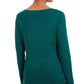 Karen Scott Women's Printed Long Sleeve Sweater Green Size X-Large