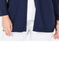 Karen Scott Women's Open Front Cardigan Blue Size Petite Medium