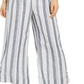 Charter Club Women's Striped Belted Jumpsuit Blue Size 12