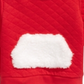 First Impressions Baby Boy's Faux Fur Trim Quilted Hoodie Red Size 24MOS