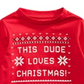 First Impressions Infant Boy's Cotton Holiday T-Shirt Red Size 3-6 M