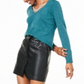 Charter Club Women's V Neck Cashmere Sweater Blue Size Petite Small