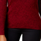 Karen Scott Women's Cotton Ribbed Marled Sweater Chestnut Size Petite L