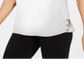 JM Collection Women's Grommet Trim Top White Size X-Large