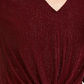 Alfani Women's Plus Textured Bell Sleeve Blouse Red Size XX-Large