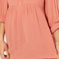 Style & Co Women's Babydoll Tunic Shirt Copper Rose Size Petite M