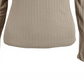 Pink Rose Junior's Ribbed Henley Top Brown Size Small