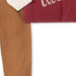 Kids Headquarters Little Boy's 2 Pc on the Move Colorblocked Bulldozer Applique T-Shirt & Twill Jogger Pants Set Maroon-Gray Size 5