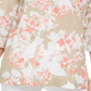 Charter Club Women's Printed Embroidered Voile Linen Blend Tunic Brown Size Small