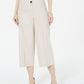 Alfani Women's Wide Leg Linen Pants Beige Size 10 Petite