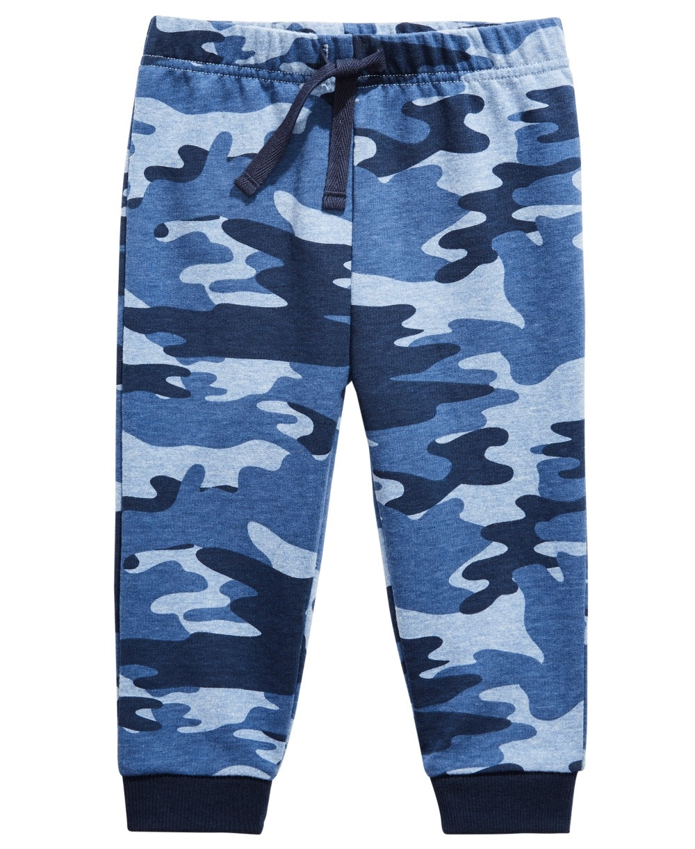 First Impressions Toddler Boys Camo-Print Jogger Pants Navy Size 2T