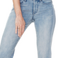 NYDJ Women's Marilyn Lace Stripe Ankle Straight Leg Jeans Blue Size  18