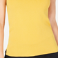 Anne Klein Women's Cotton Blend Knit Tank Top Yellow Size XS