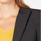Anne Klein Women's Microdot Blazer Black Size 6