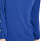 NY Collection Women's Split Sleeve Top Blue Size Petite Small