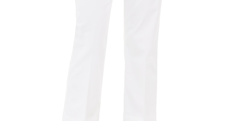 Charter Club Women's Cropped Straight Leg Pants White Size 6