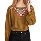 Free People Women's Star Crossed Tee Top Green Size Small