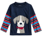 First Impressions Boy's Layered Look Puppy Print T Shirt Blue Size 3 MOS
