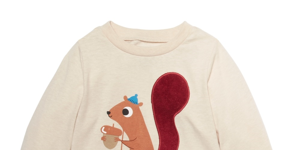 First Impressions Baby Boy's Long Sleeve Squirrel T-Shirt Beige Size 18MOS