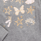 Epic Threads Kid's Little Girls Ballet Crown Long Sleeve T Shirt Gray Size 6X