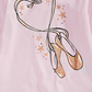 Epic Threads Toddler Girl's Ballet Slippers T-Shirt Pink Size 4T