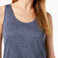 Maison Jules Women's Scoop Neck Tank Blue Size X-Small