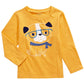 First Impressions Baby Boy's Cotton Smart Dog T-Shirt  Gold Size 12MOS