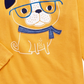 First Impressions Kid's Baby Boys Cotton Smart Dog T Shirt Yellow Size 6