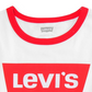 Levi's Kid's Girl's Oversized Batwing Ringer T Shirt White Size 6