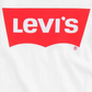 Levi's Kid's Girl's Oversized Batwing Ringer T Shirt White Size 6
