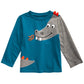 First Impressions Baby Boys Dragon T-Shirt Blue Size 18MOS