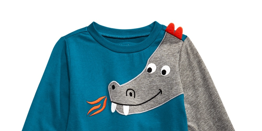 First Impressions Baby Boys Dragon T-Shirt Blue Size 18MOS