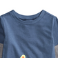 First Impressions Kid's Baby Boys Bulldozer Print Layered Look T Shirt Blue Size 18