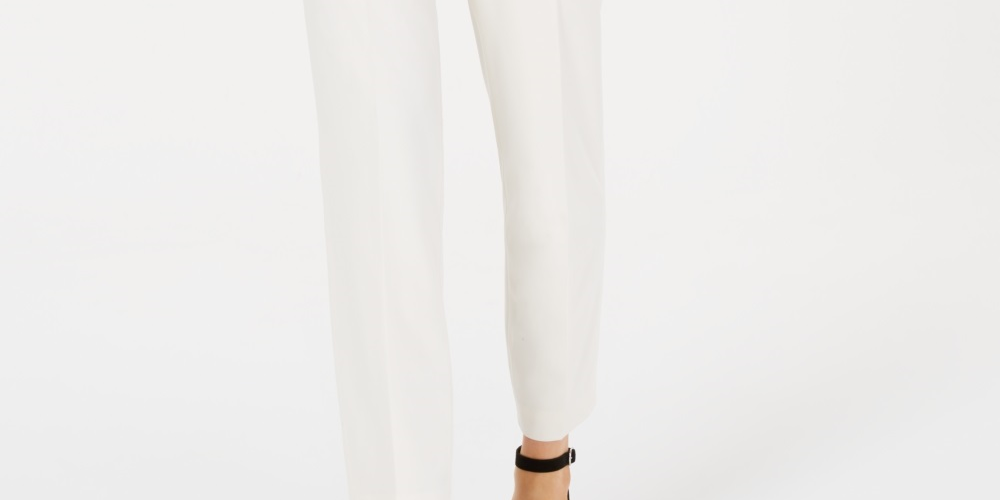 Bar III Women's Bi Stretch Pants White Size 6