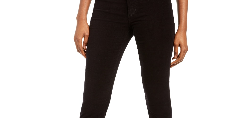 Articles Of Society Women's Hilary Velvet High Rise Jeans Black Size 31