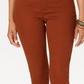Style & Co Women's Curvy Fit Tummy Control Skinny Jeans Brown Size 14P