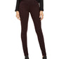 Style & Co Women's Plaid Ponte Legging Purple Size PL