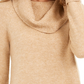 Style & Co Women's Cowlneck Sweater Brown Size PL